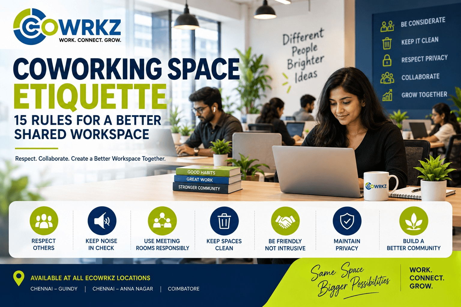 Coworking Space Etiquette: 15 Rules for a Better Shared Workspace