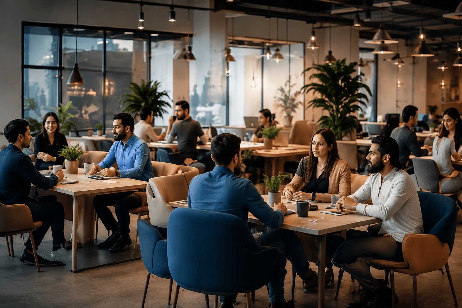 Coworking workspace